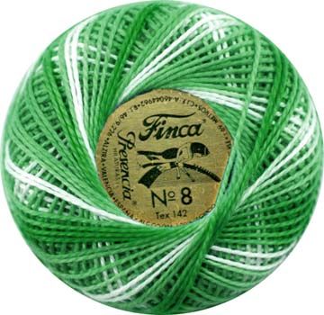 Finca Perle Variegated No.12 - Variegated Nile Green